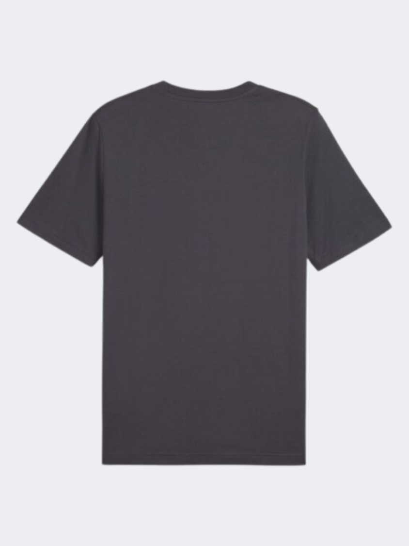 Puma Essential Plus Logo Lab Cat Men Lifestyle T-Shirt Galactic Grey