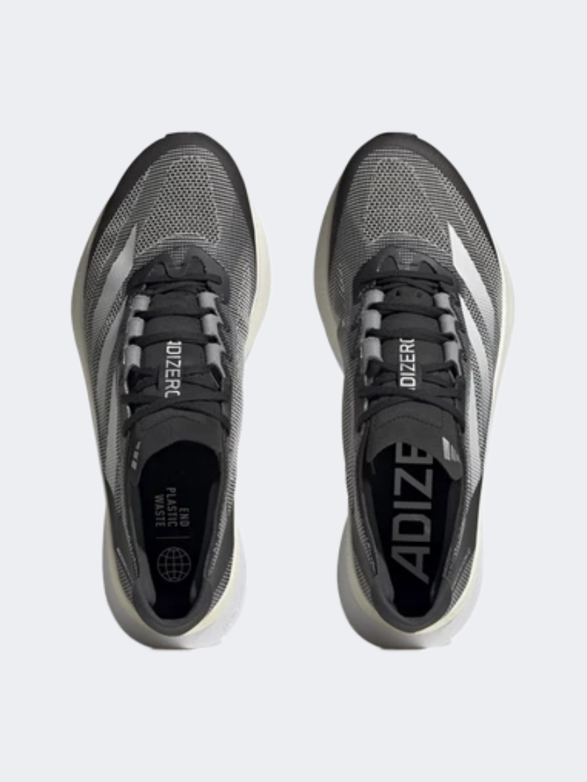 Adidas Adizero Boston 12 Men Running Shoes Black/White/Carbon