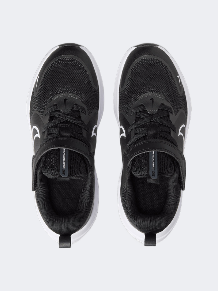 Nike Cosmic Runner Ps-Boys Running Shoes Black/White