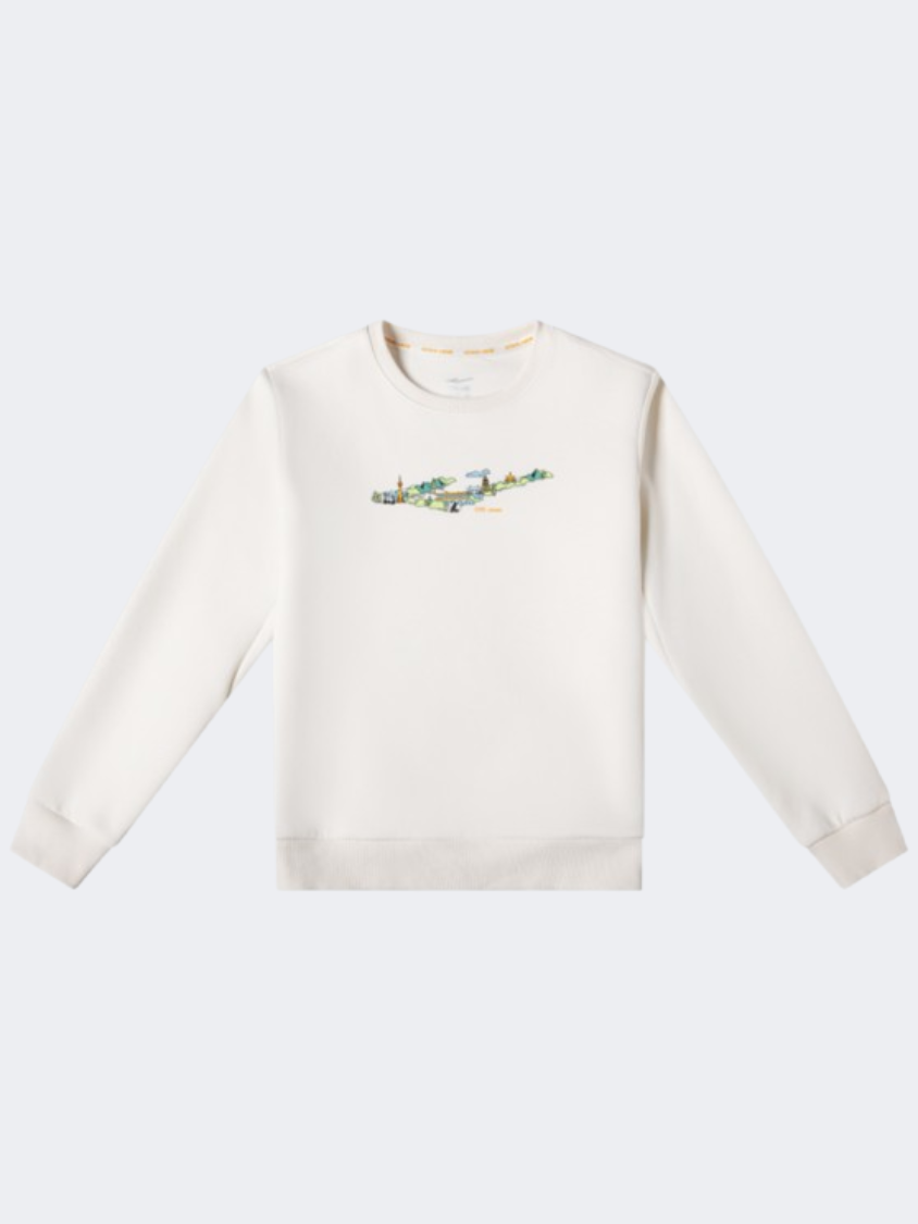 Erke Pullover Kids Boys Outdoor Sweatshirt Glacier White/Black