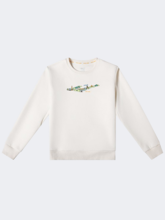 Erke Pullover Kids Boys Outdoor Sweatshirt Glacier White/Black