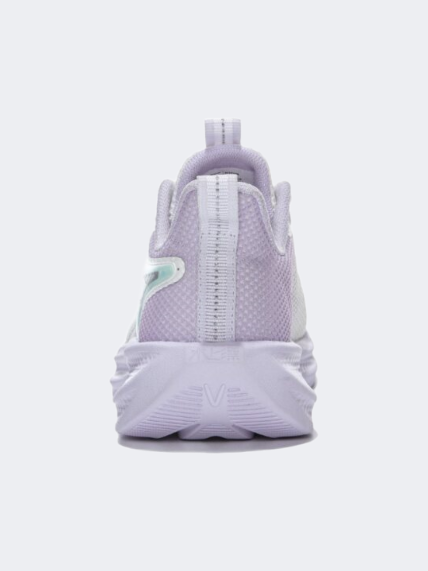 Erke Kids-Girls Running Shoes White/Thistle