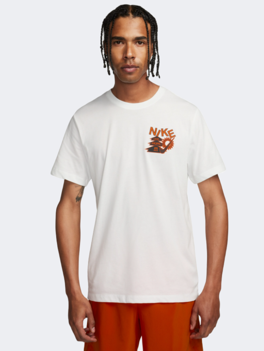 Nike Nikeknit Df Iykyk Men Training T-Shirt White/Red – Mike
