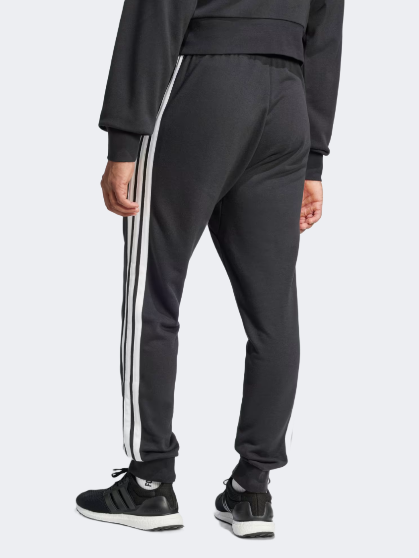Adidas Essential 3-Stripes French Terry Men Sportswear Pant Black/White