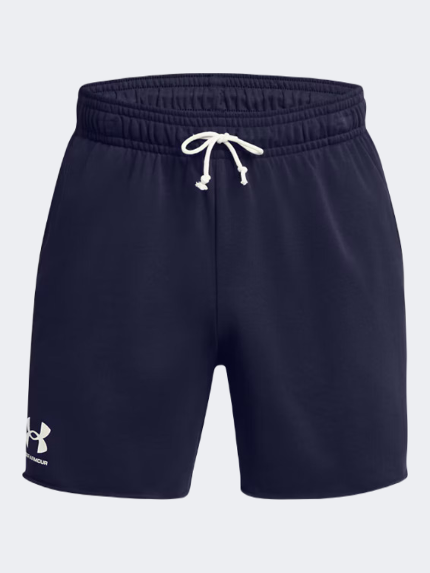 Under Armour Rival Terry Men Lifestyle Short Navy/Onyx White