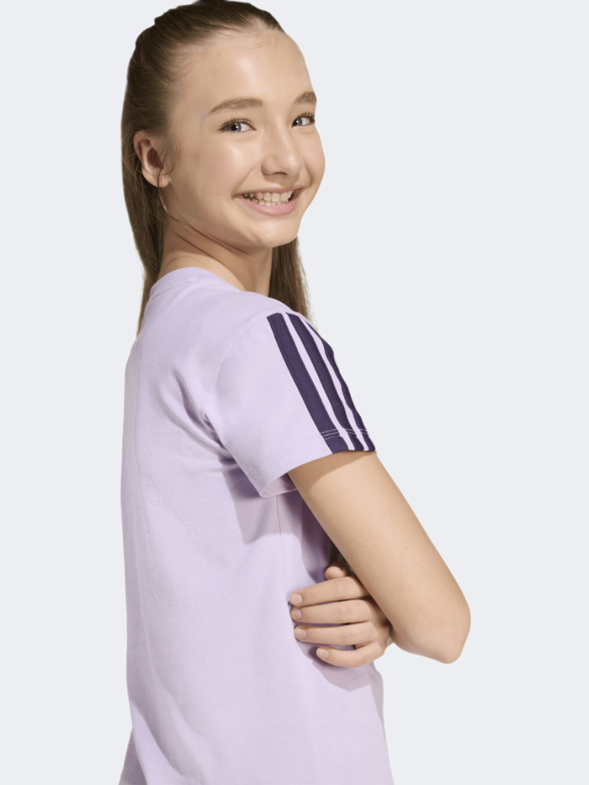 Adidas Essentials Kids-Girls Sportswear T-Shirt Powder Plum