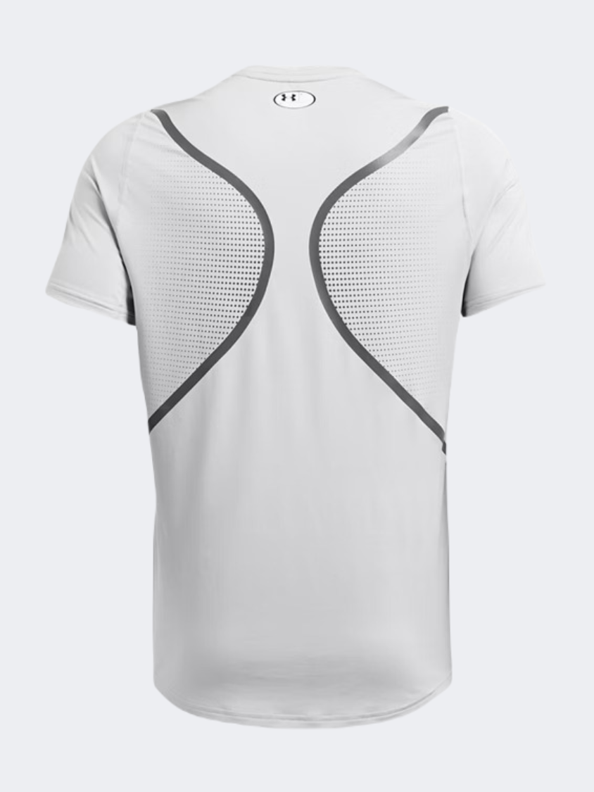 Under Armour Heatgear Fitted Graphic Men Training T-Shirt Grey/Castlerock
