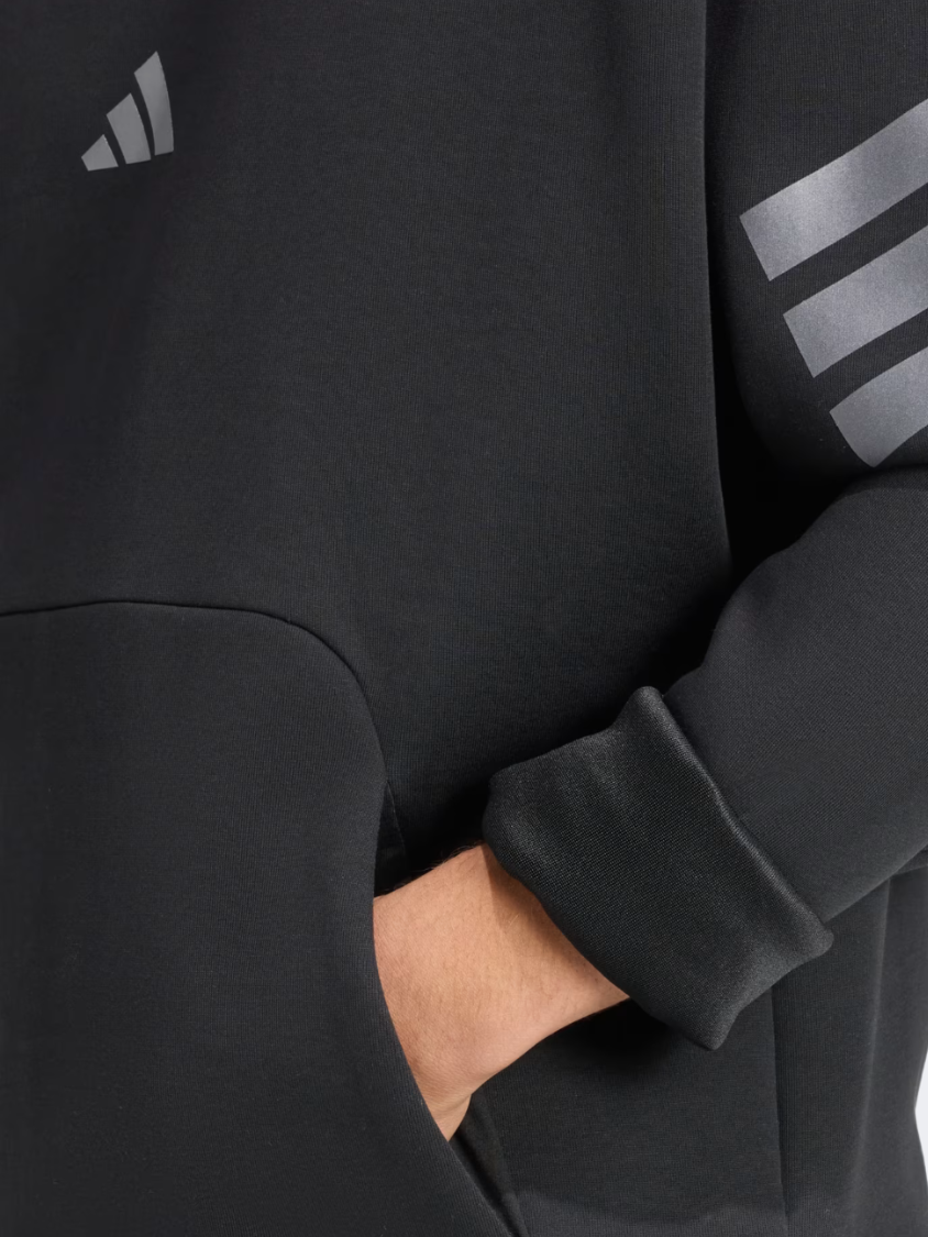 Adidas Future Icons 3-Stripes Men Sportswear Hoody Black