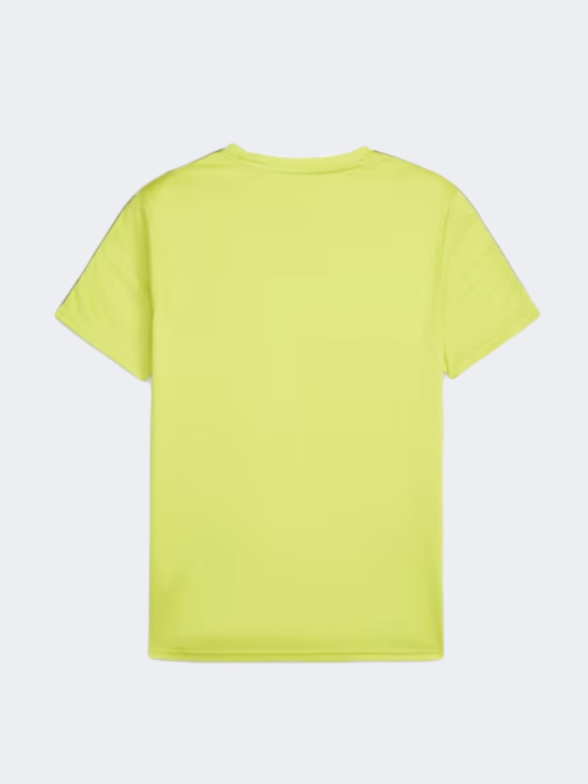 Puma Fit Taped Men Training T-Shirt Lime Pow