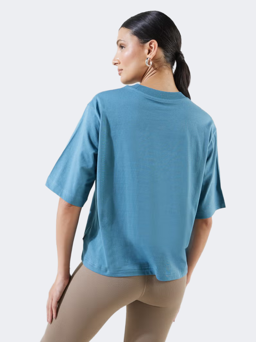 New Balance Relaxed 550 Women Lifestyle T-Shirt Turquoise
