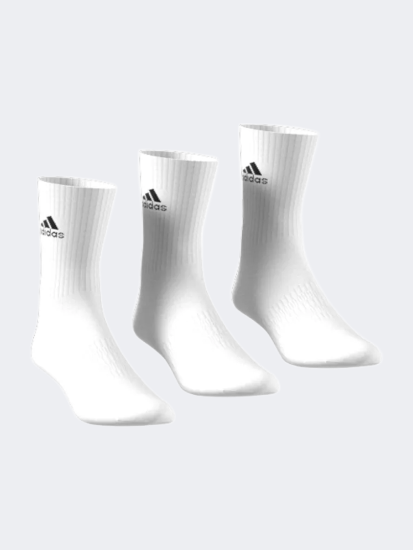 Adidas Unisex Training Dz9356 Cush Crw 3Pp White/White/Black