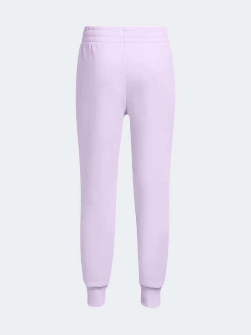 Under Armour Rival Fleece Girls Training Pant Salt Purple/White