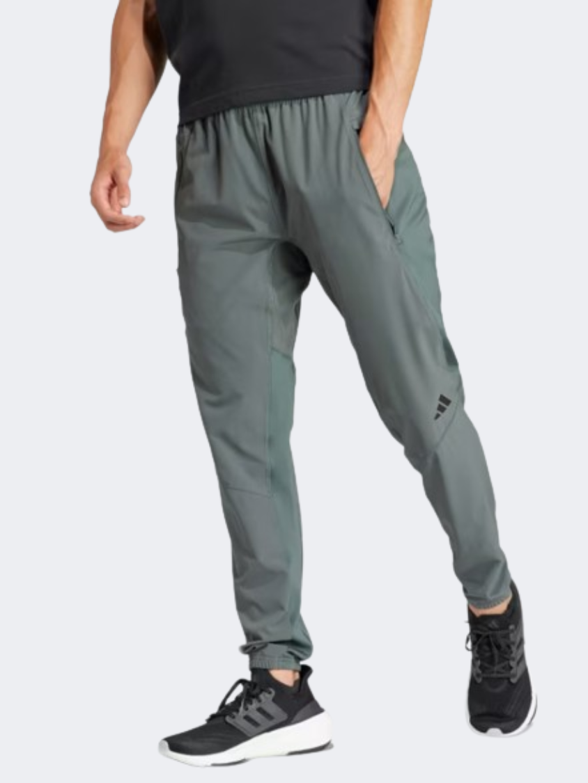 Adidas Designed For Training Workout Men Pant Legend Ivy