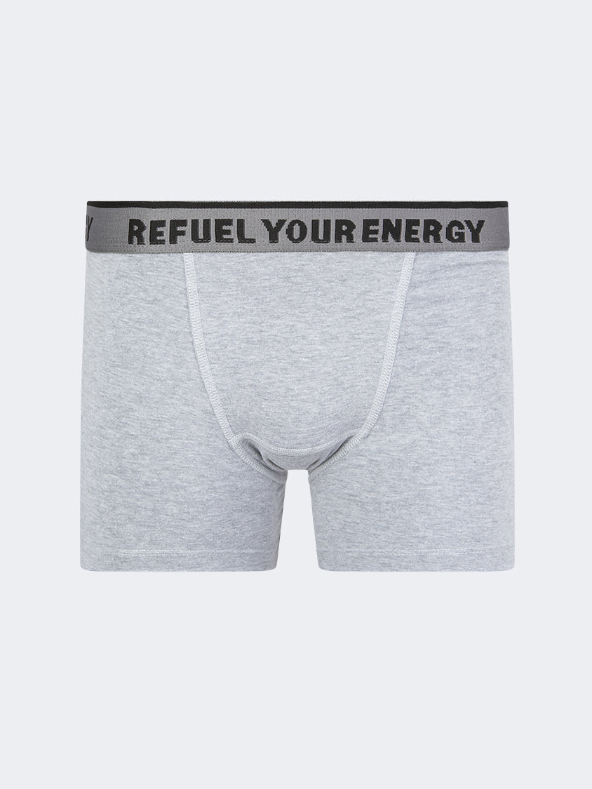 ملابس داخلية رجالية من ليكرا Oil And Gaz باللون الرمادي