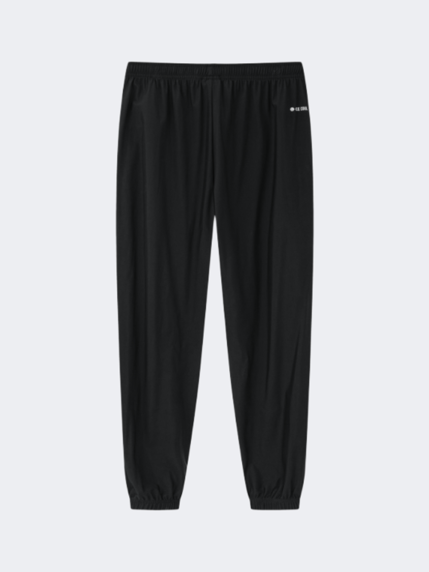 Erke Knitted Cropped Men Running Pant Black