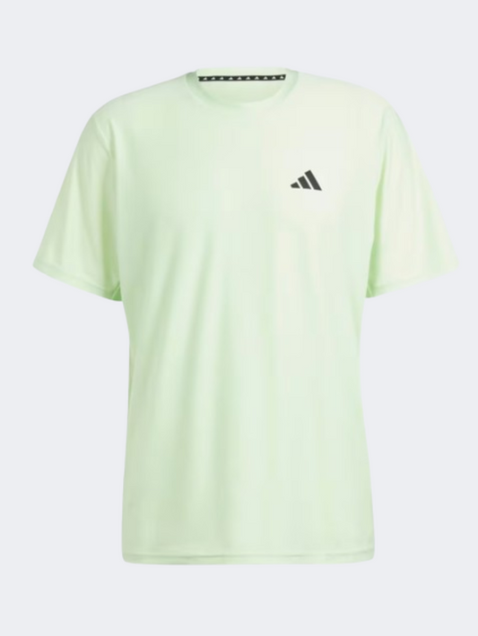 Adidas Essentials Stretch Men Training T-Shirt Green Spark/Black