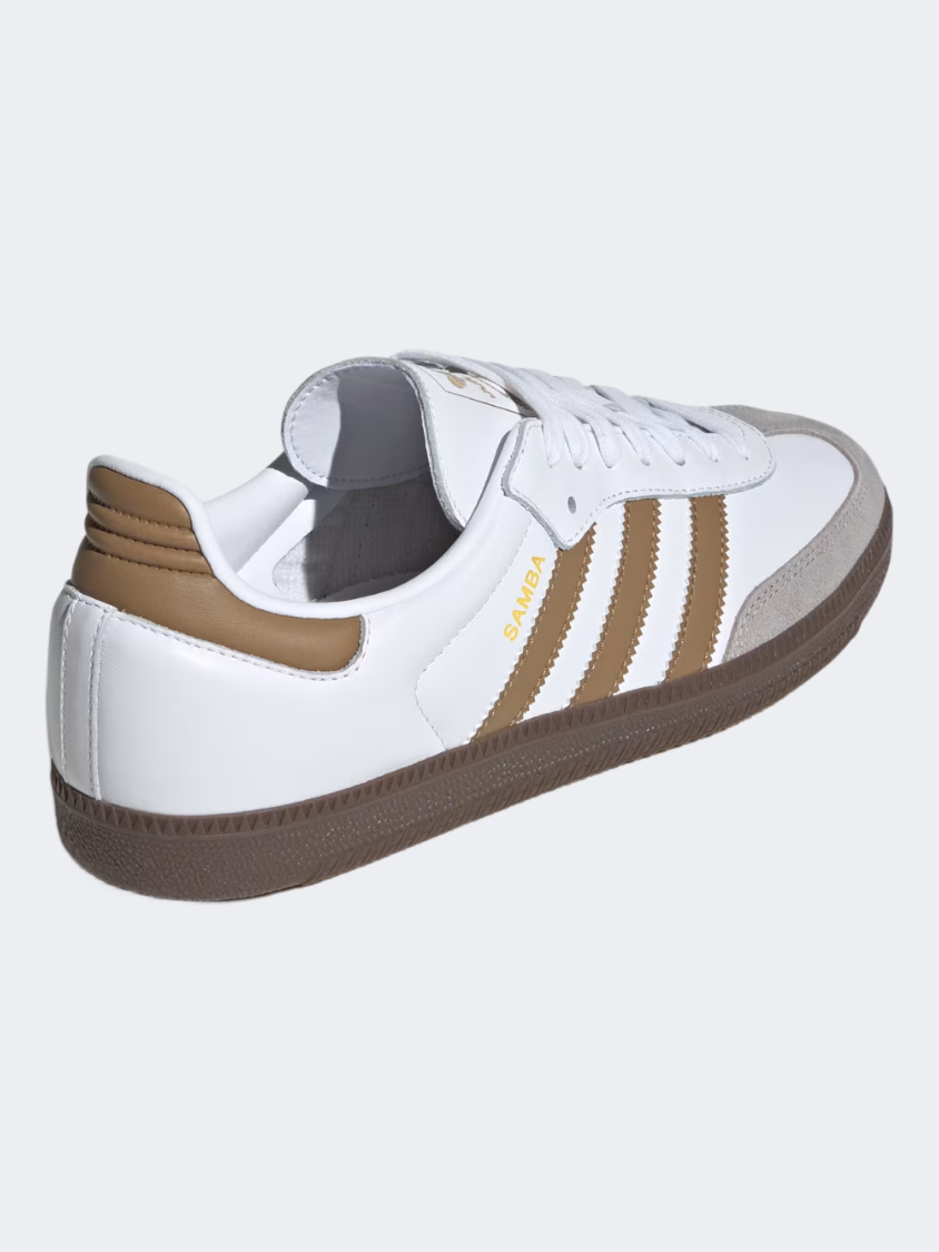 Adidas Samba Og Men Original Shoes White/Brown/Granite