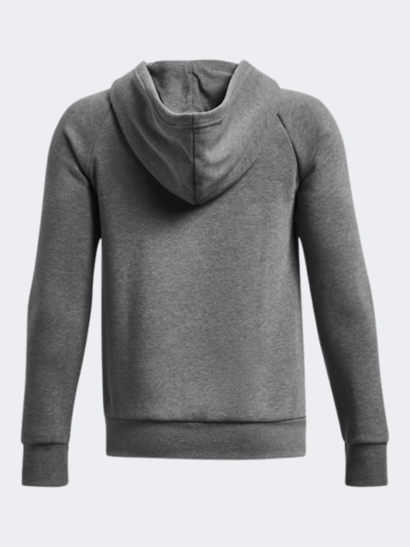 Under Armour Rival Fleece Boys Training Hoody Castlerock/White