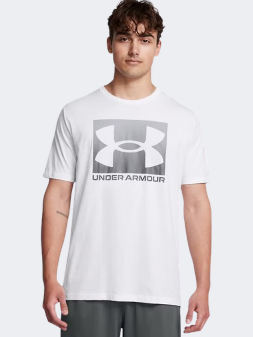 Under Armour Boxed Sports Updated Men Lifestyle T-Shirt White/Pitch Grey