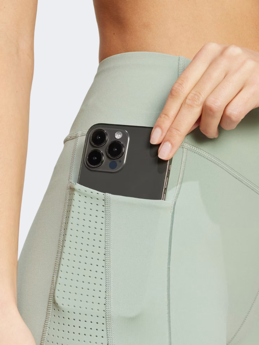 Adidas Cool Intensity Women Training 7/8 Tight Silver Green