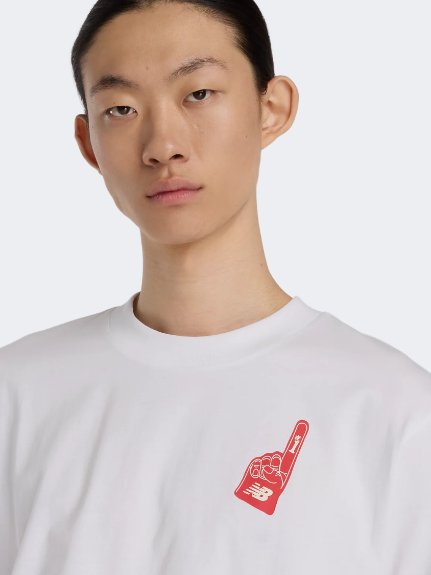 New Balance Stadium Men Lifestyle T-Shirt White