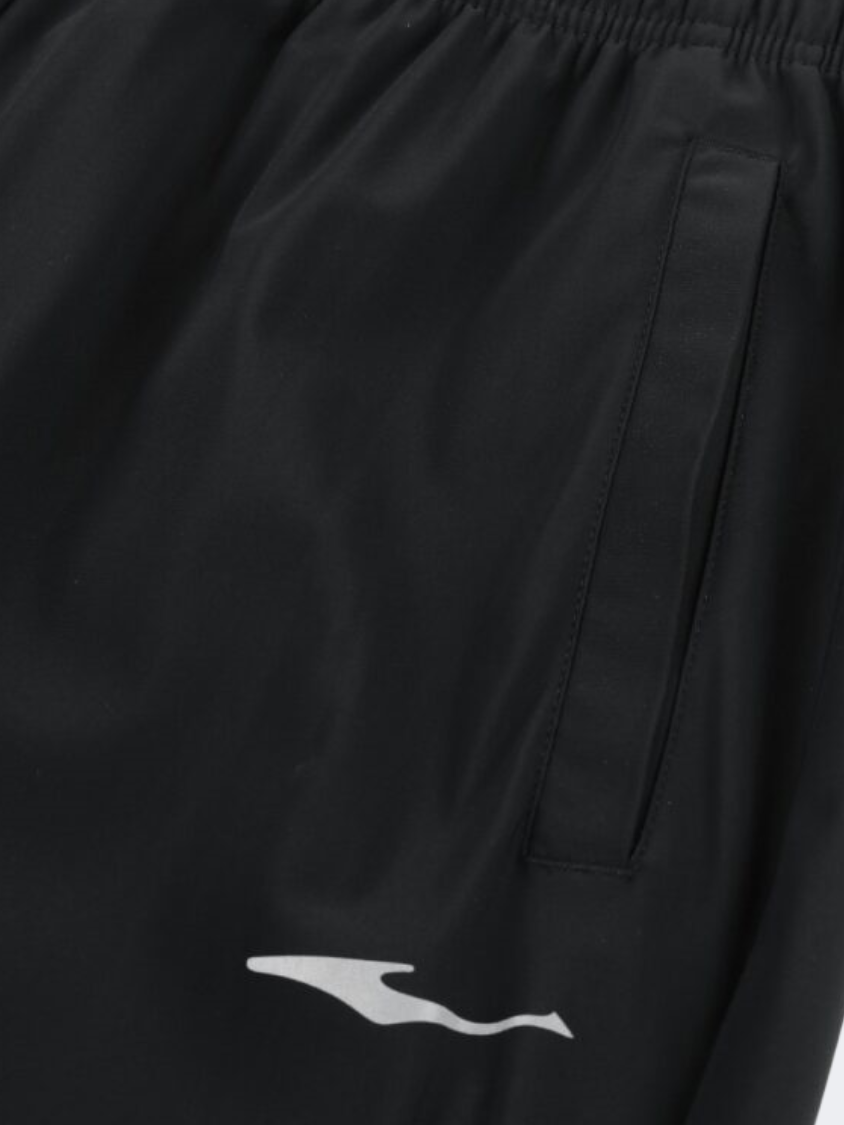 Erke Knitted Cropped Men Running Pant Black