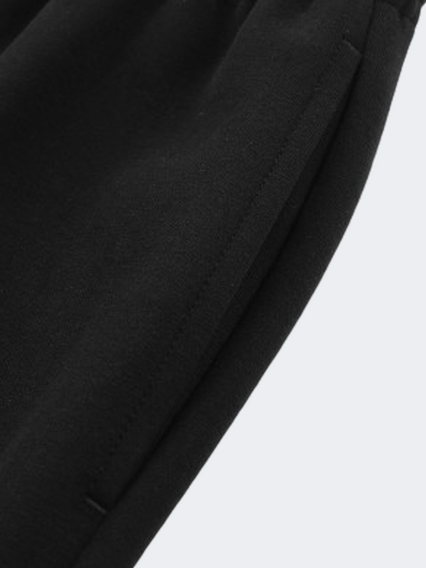 Erke Knitted Cropped Women Lifestyle Pant Black