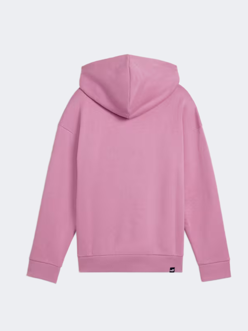 Puma Essentials Animal Girls Lifestyle Hoody Mauved Out
