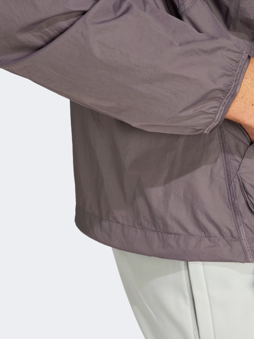Adidas City Escape Windbreaker Men Sportswear Jacket Purple