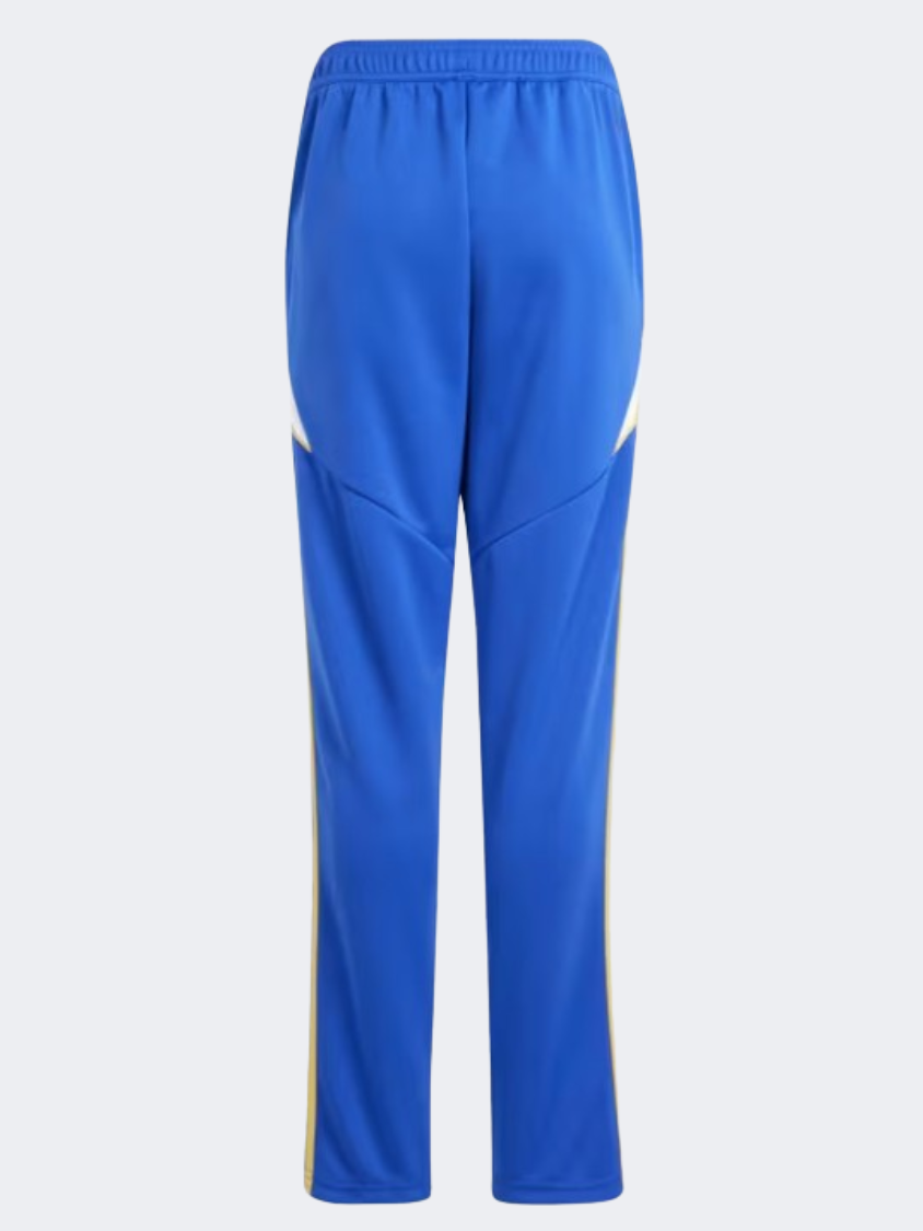 Adidas Messi Boys Football Pant Semi Blue/White