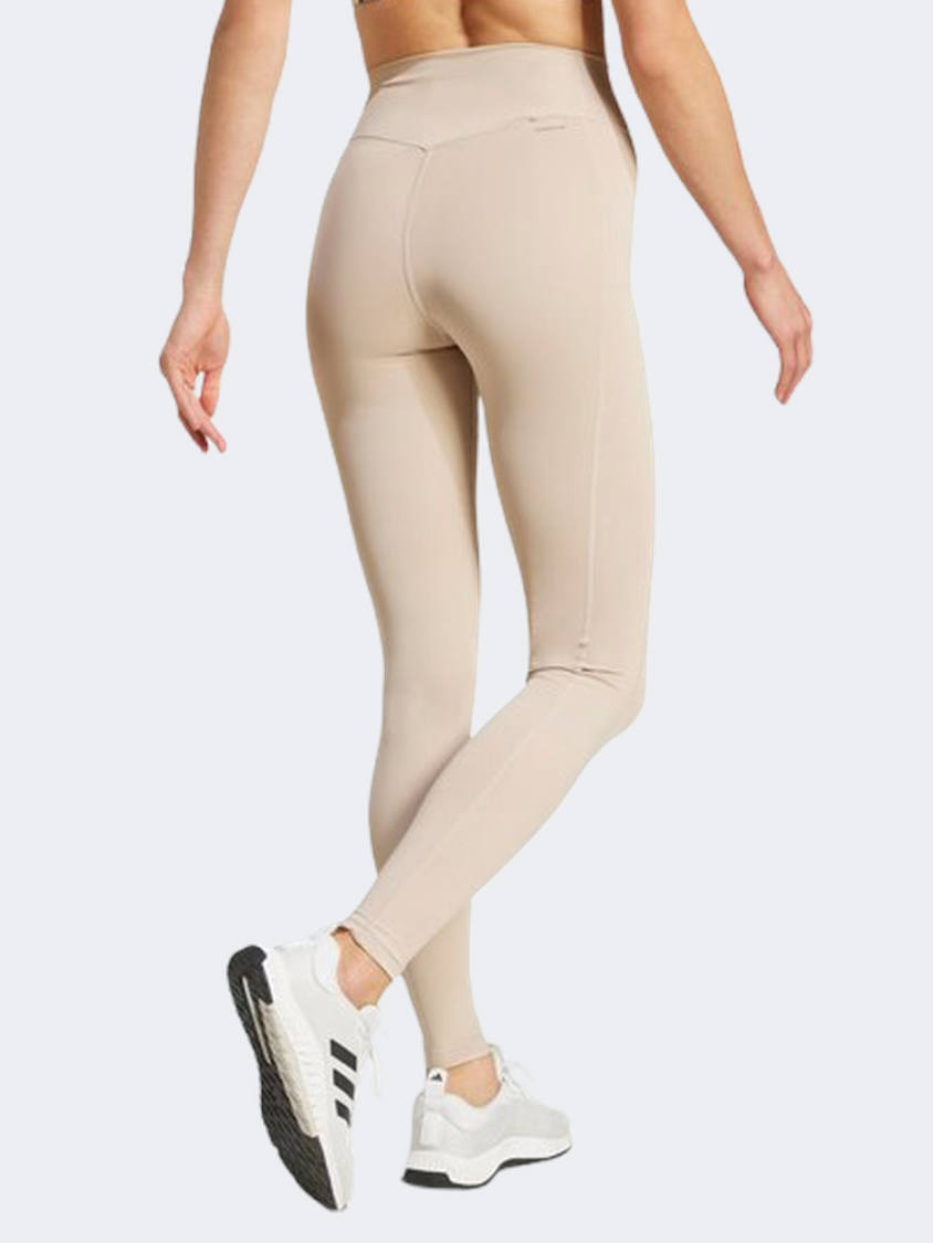 Adidas Optime High Rise Women Training Tight Wonder Beige
