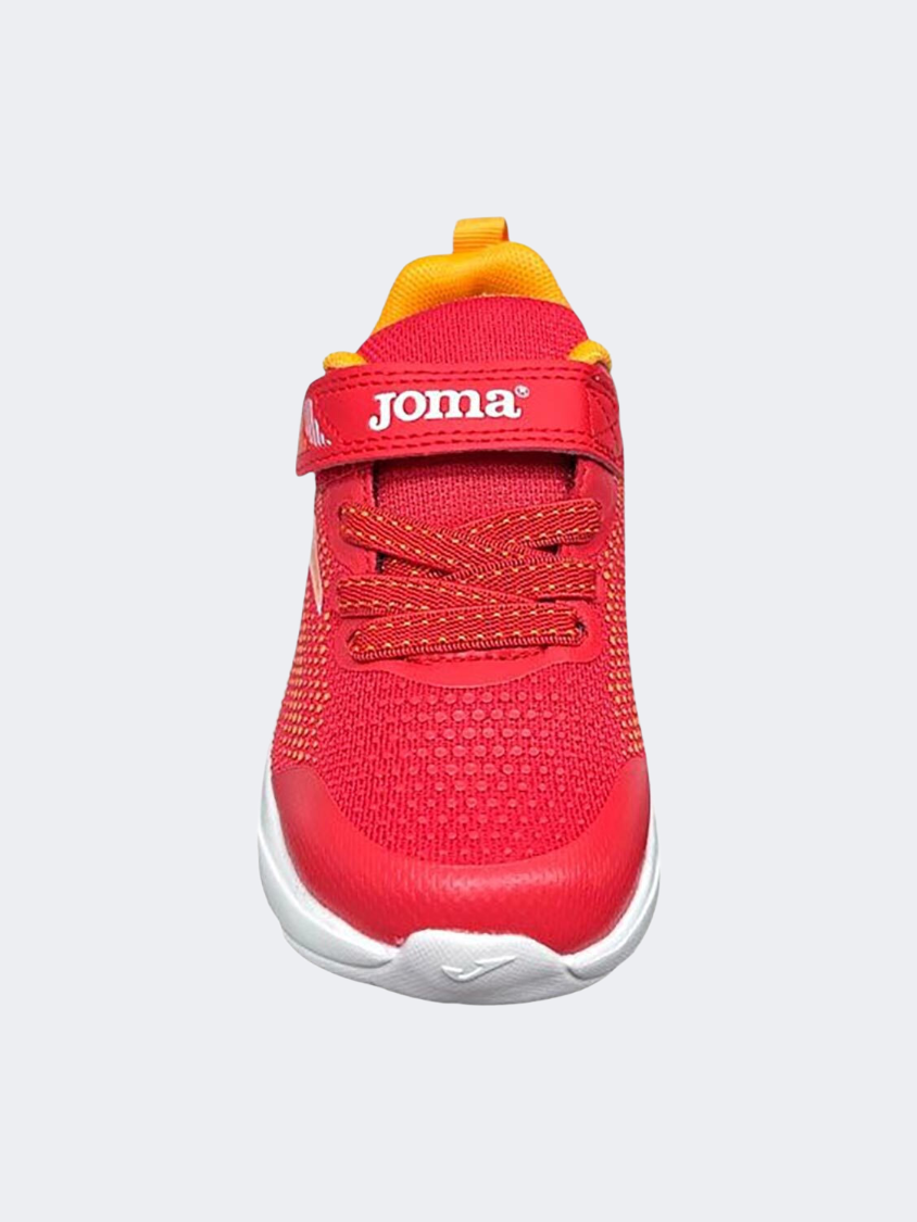 Joma Horizon 2506 Ps-Girls Running Shoes Red/Yellow
