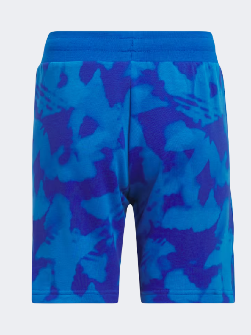 Adidas Summer Allover Print KidsBoys Original Short Blue Bird/Lucid