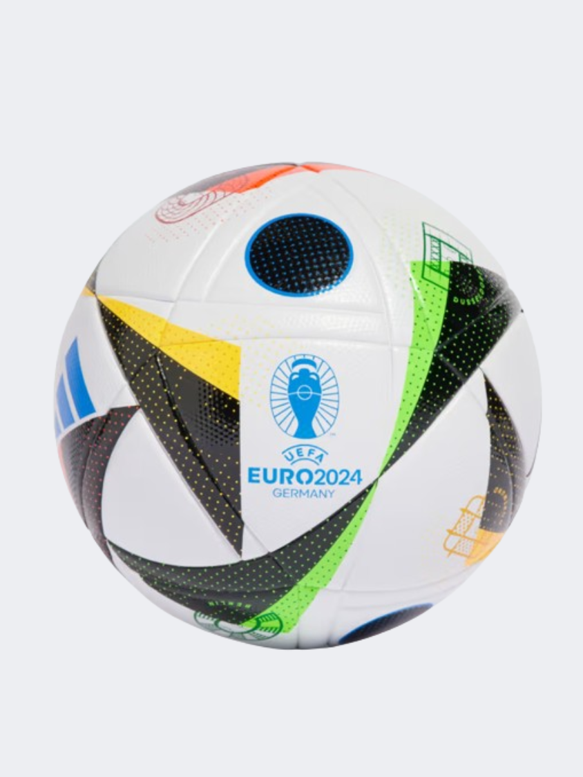 Adidas Euro 24 League Unisex Football Ball White/Black/Blue