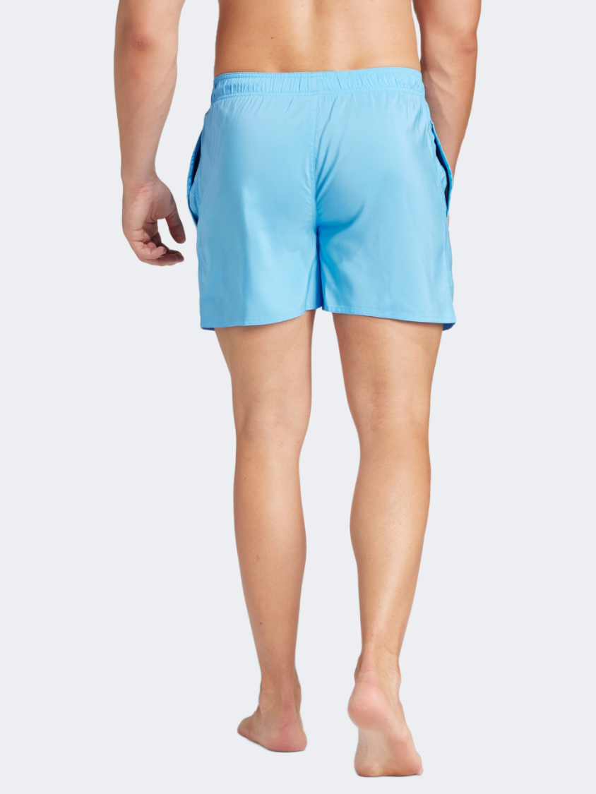 Adidas Solid Clx Classic-Length Men Swim Swim Short Blue Burst/Black