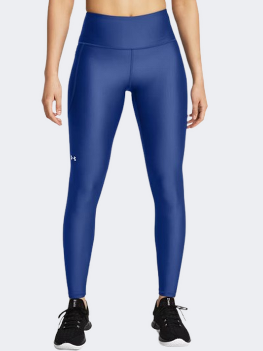 Under Armour Tech High Rise Women Training Tight Blue/White