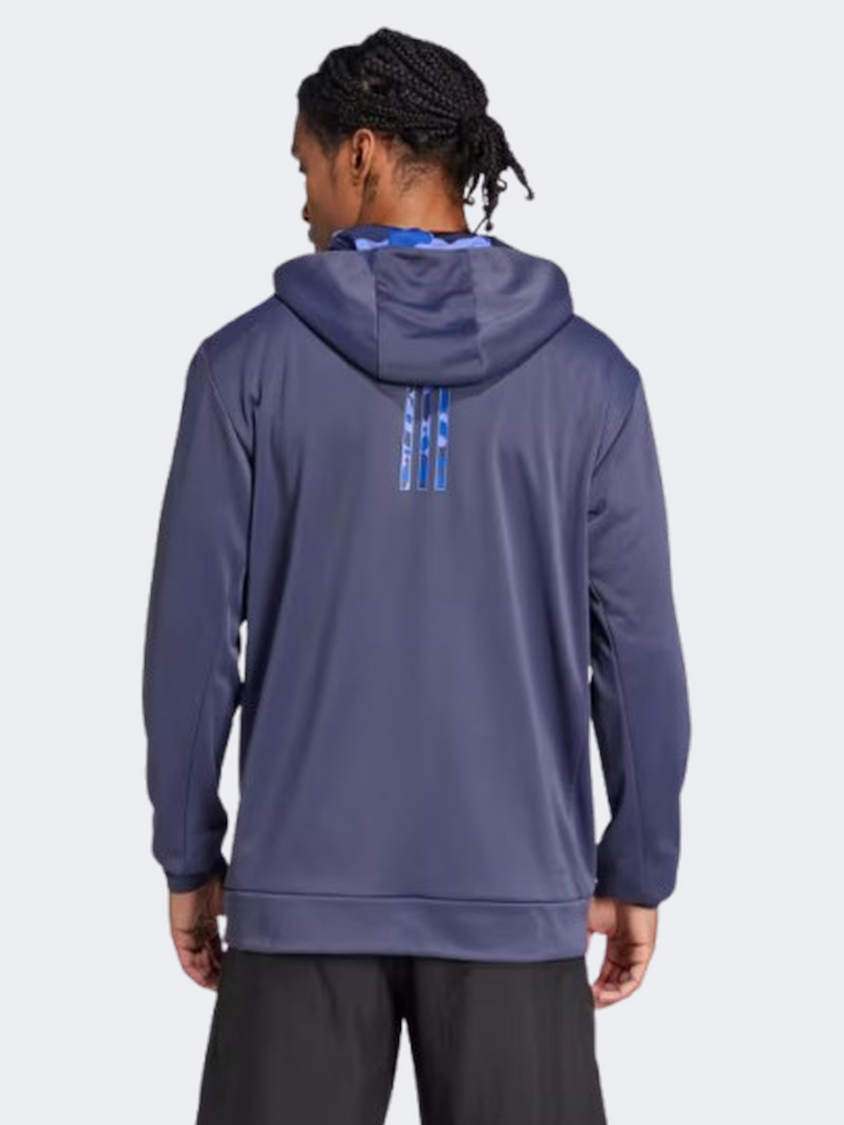 Adidas Essentials Camo Men training Hoody Shadow Navy