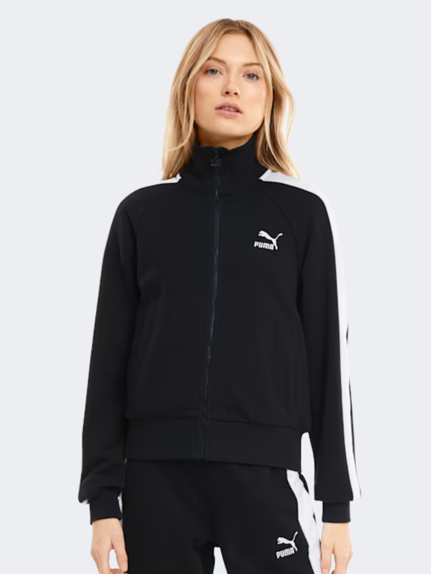 جاكيت لايف ستايل نسائي Puma Iconic T7 Track أسود