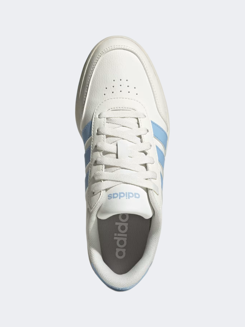 Adidas Breaknet 3.0 Women Sportswear Shoes White/Glow Blue