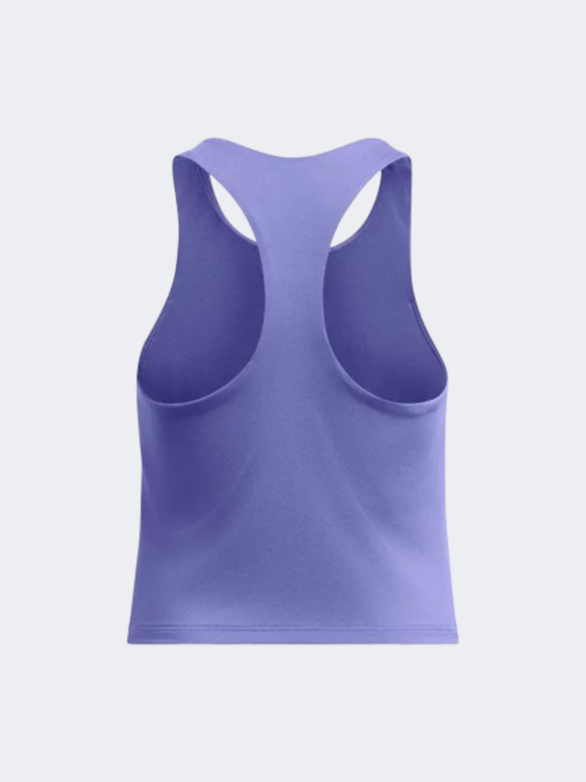 Under Armour Motion Branded Girls Training Tank Celeste Green