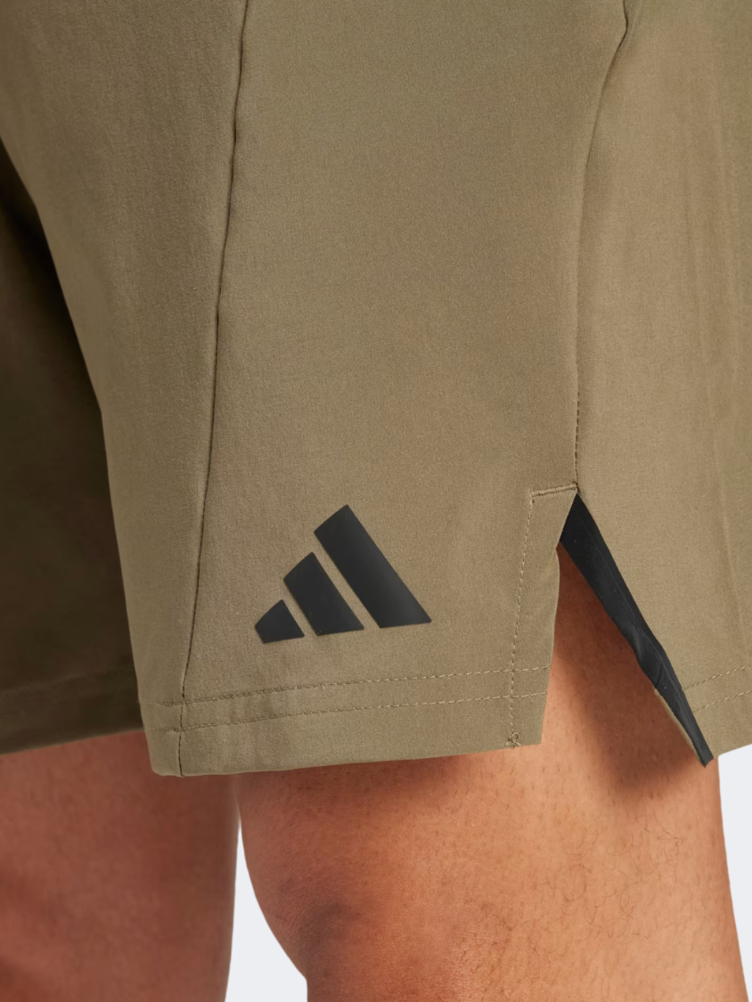 Adidas D4T Worlout Men Training Short Olive Strata