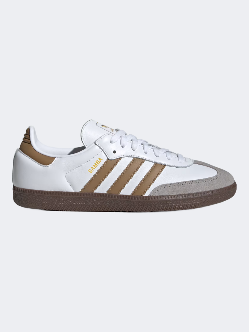 Adidas Samba Og Men Original Shoes White/Brown/Granite