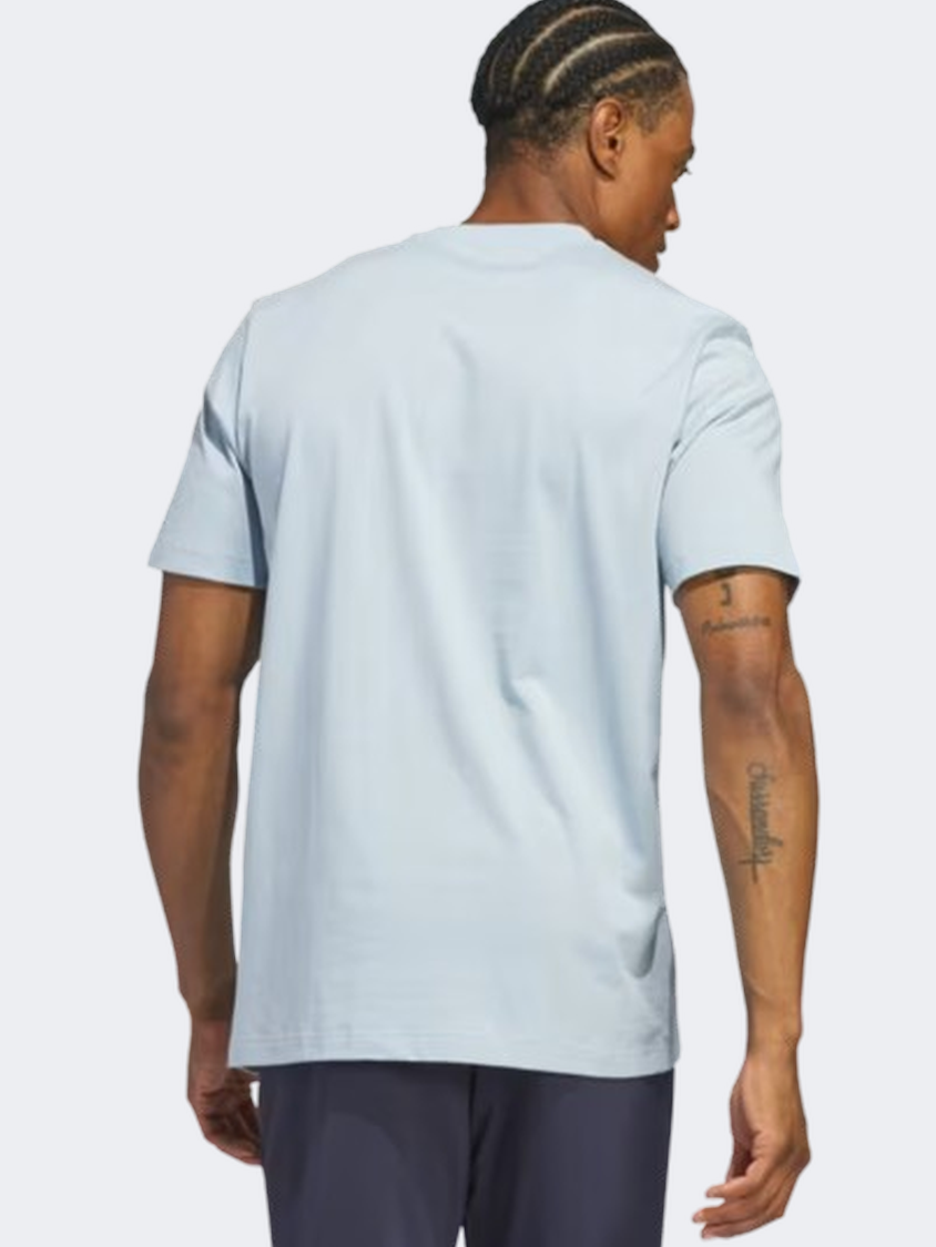 Adidas Lil Stripe Q1 Men Basketball T-Shirt Wonder Blue