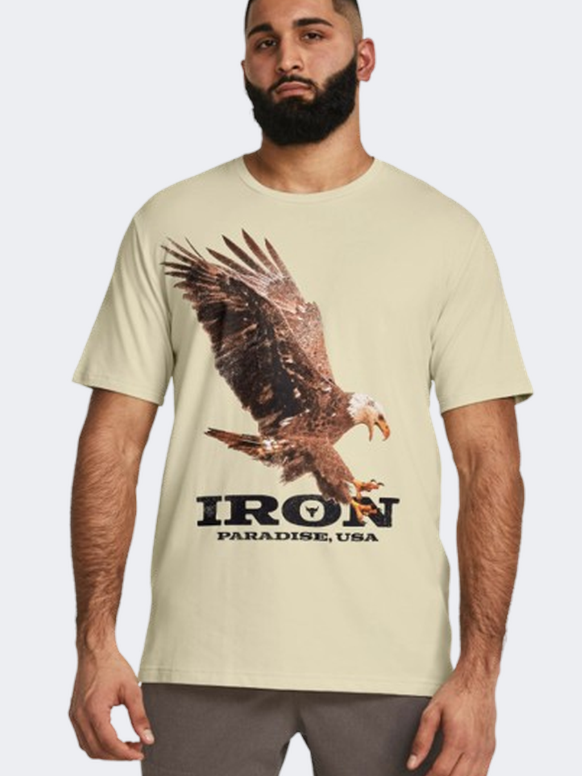 Under Armour Project Rock Eagle Men Training T-Shirt Silt/Black