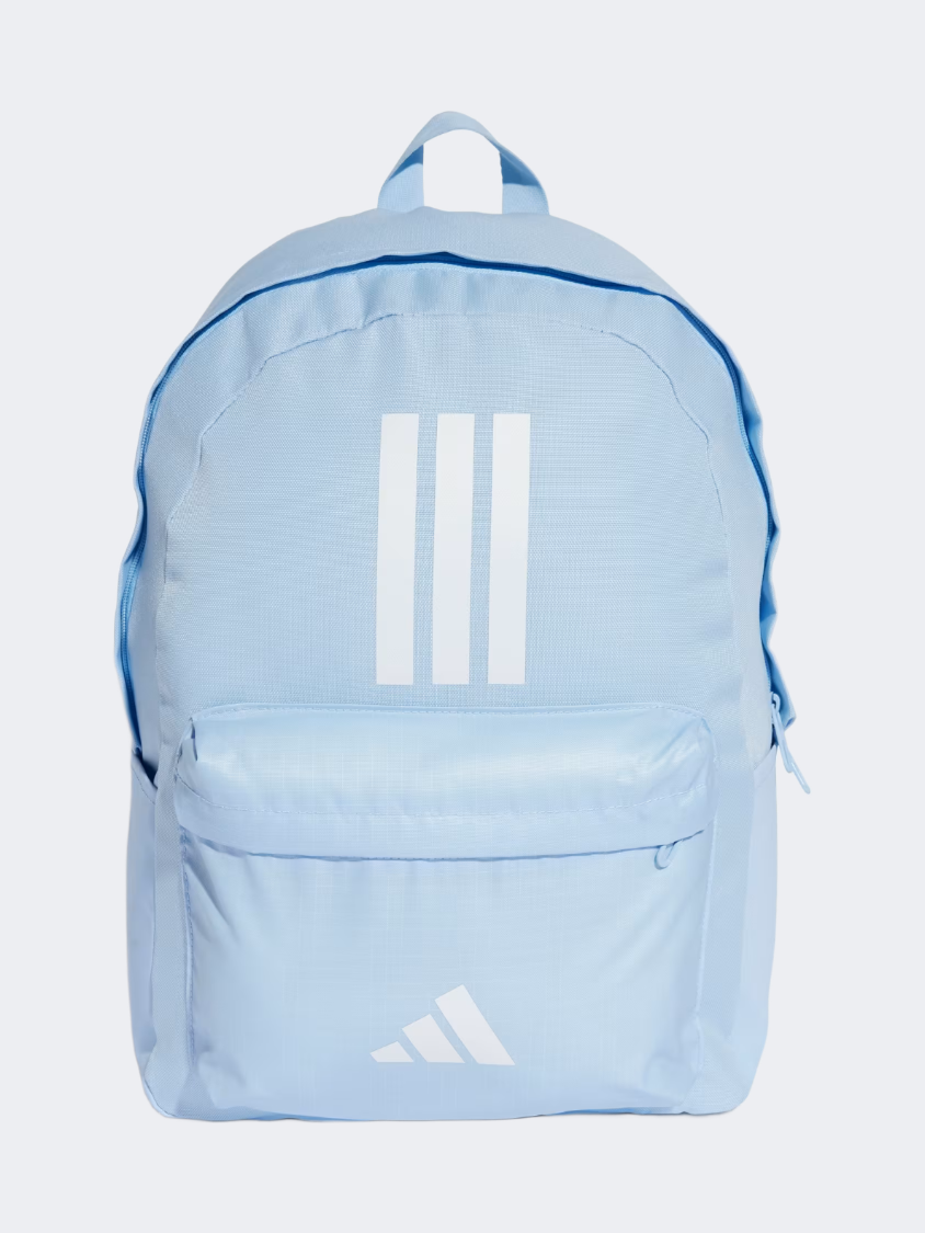 adidas classic 3s backpack glow blue Adidas Classic Back-To-School 3-Stripes Women Training Backpack Glow Blue/White