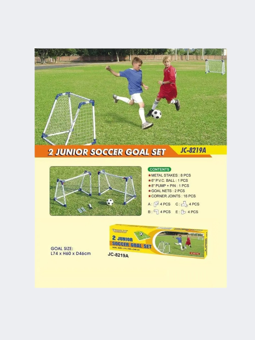 Outdoor Play Co.Ltd 2 Junior Outdoor Goal White/Blue