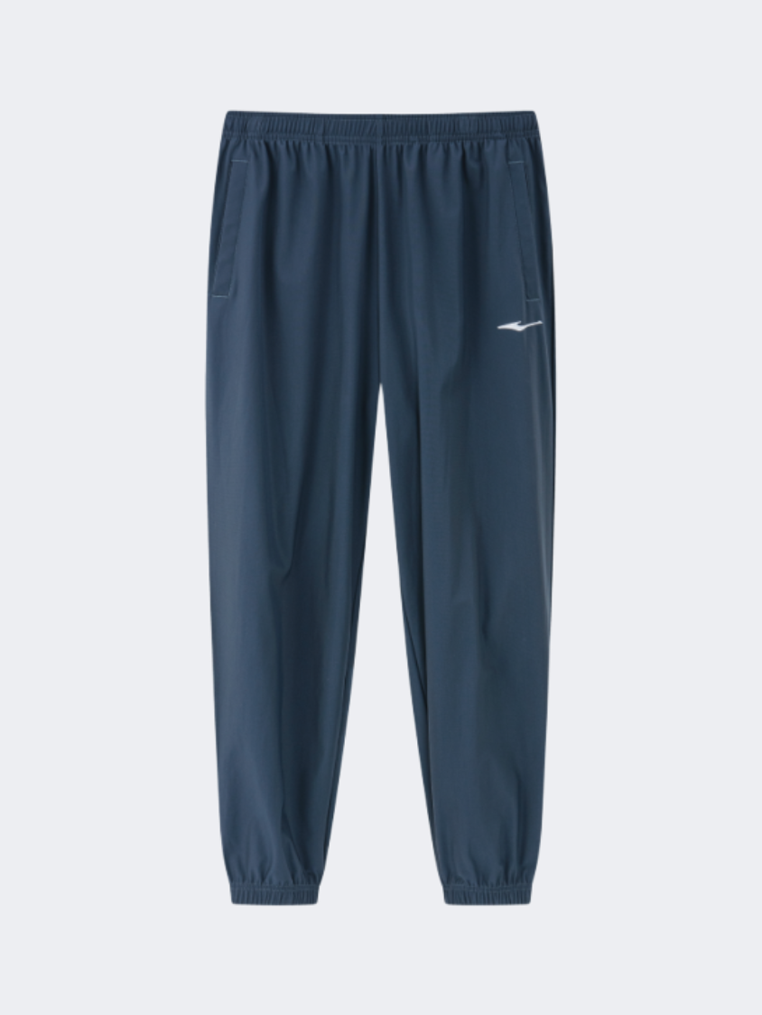 Erke Knitted Cropped Men Running Pant Dark Foggy Blue