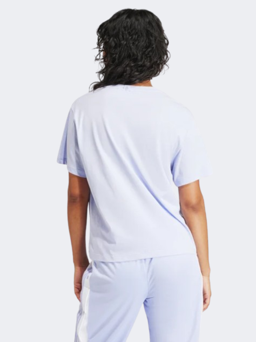 Adidas Boxy Women Original T-Shirt Violet Tone
