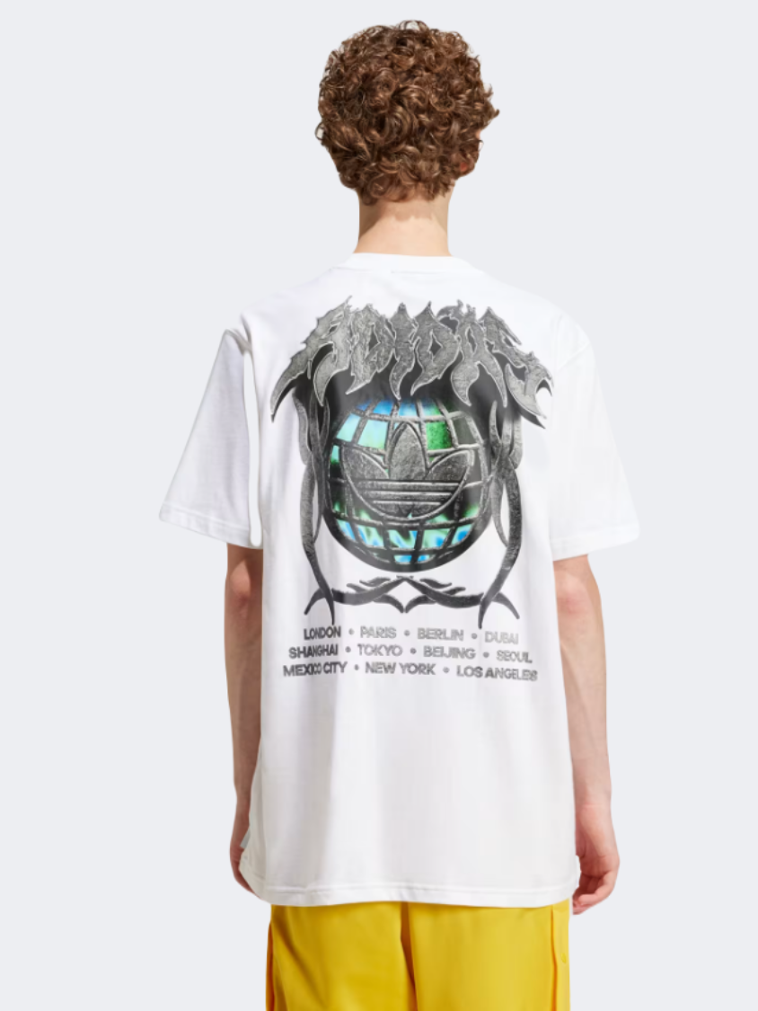 Adidas Flames Concert Men Original T-Shirt White/Grey