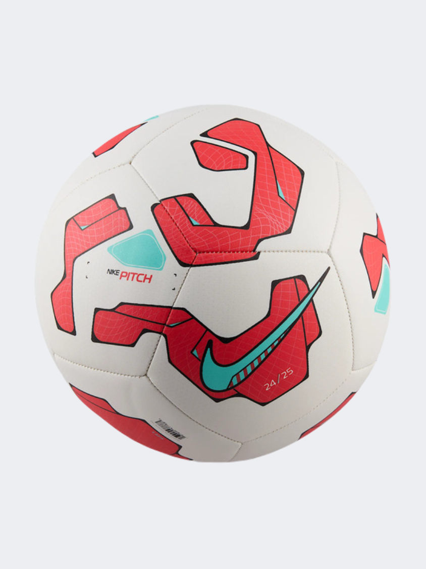 Nike Pitch Unisex Football Ball White/Ember/Green